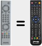 T&eacute;l&eacute;commande pour remplacer V20143026