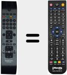Télécommande pour remplacer LCDTV32111 (20543815)