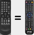 T&eacute;l&eacute;commande pour remplacer RC 112 (313922885381)