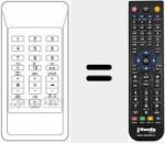 T&eacute;l&eacute;commande pour remplacer TC556