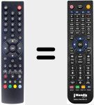 T&eacute;l&eacute;commande pour remplacer REMCON663