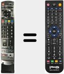 T&eacute;l&eacute;commande pour remplacer REMCON788