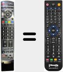 Télécommande pour remplacer REMCON579