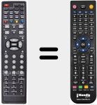 T&eacute;l&eacute;commande pour remplacer REMCON116