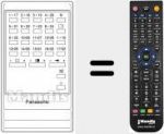 Télécommande pour remplacer TNQ1603
