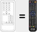 T&eacute;l&eacute;commande pour remplacer REMCON919