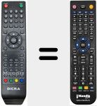 T&eacute;l&eacute;commande pour remplacer REMCON1257