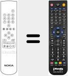 T&eacute;l&eacute;commande pour remplacer REMCON606