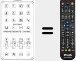 T&eacute;l&eacute;commande pour remplacer REMCON080