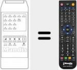 T&eacute;l&eacute;commande pour remplacer REMCON383