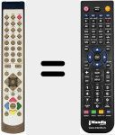 T&eacute;l&eacute;commande pour remplacer REMCON672