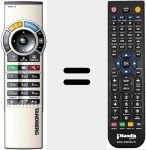 T&eacute;l&eacute;commande pour remplacer TRC3