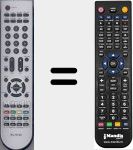 T&eacute;l&eacute;commande pour remplacer RC6182