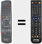 T&eacute;l&eacute;commande pour remplacer TWD50127 (TW50127)