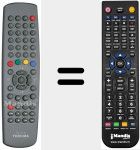 Télécommande pour remplacer TW50146
