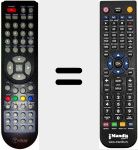 T&eacute;l&eacute;commande pour remplacer Tokai003