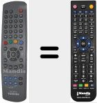 Télécommande pour remplacer 23306176