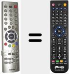 Télécommande pour remplacer CT-90101 (23306435)