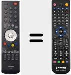 Télécommande pour remplacer ZG4187F