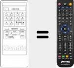 T&eacute;l&eacute;commande pour remplacer REMCON295