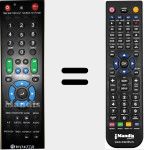 T&eacute;l&eacute;commande pour remplacer ICube1500