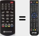 T&eacute;l&eacute;commande pour remplacer ICUBE760