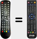 T&eacute;l&eacute;commande pour remplacer XMURMC0003