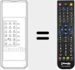 Télécommande pour remplacer REMCON1159