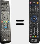 T&eacute;l&eacute;commande pour remplacer AXAS001