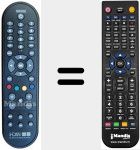 Télécommande pour remplacer 3139 238 17801