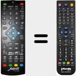 T&eacute;l&eacute;commande pour remplacer 011122