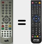 T&eacute;l&eacute;commande pour remplacer DT56CHP