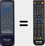 T&eacute;l&eacute;commande pour remplacer BST2050-1