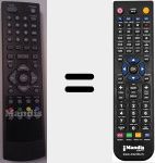 Télécommande pour remplacer DMB105HD
