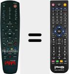 T&eacute;l&eacute;commande pour remplacer DUO002