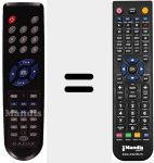 T&eacute;l&eacute;commande pour remplacer REMCON053