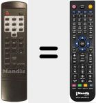 T&eacute;l&eacute;commande pour remplacer REMCON068