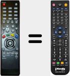 T&eacute;l&eacute;commande pour remplacer SD3700