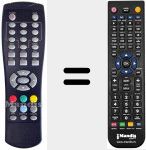 T&eacute;l&eacute;commande pour remplacer REMCON491