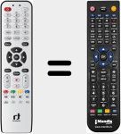 T&eacute;l&eacute;commande pour remplacer IDL6651N