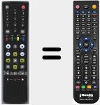 T&eacute;l&eacute;commande pour remplacer RC662