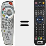 Télécommande pour remplacer REMCON737