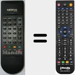 T&eacute;l&eacute;commande pour remplacer RC0861