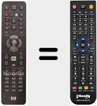 T&eacute;l&eacute;commande pour remplacer RC1314607 00