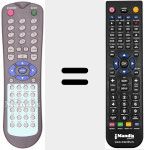 T&eacute;l&eacute;commande pour remplacer RC13