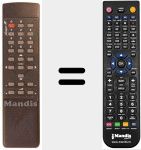 T&eacute;l&eacute;commande pour remplacer REMCON005