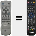 T&eacute;l&eacute;commande pour remplacer REMCON063