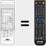 T&eacute;l&eacute;commande pour remplacer REMCON027