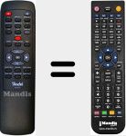 T&eacute;l&eacute;commande pour remplacer DS52RC