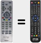 Télécommande pour remplacer RCT 111 SP 1 G (21447280)